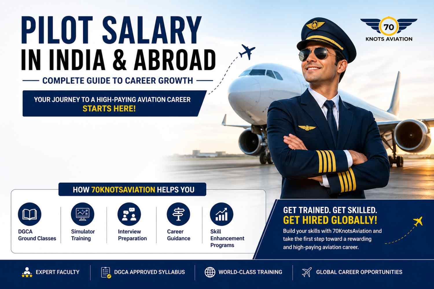 Pilot Salary in India & Abroad 2026-27 – Complete Guide with Career Growth