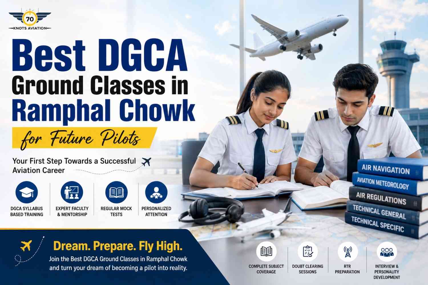 Best DGCA Ground Classes in Ramphal Chowk for Future Pilots
