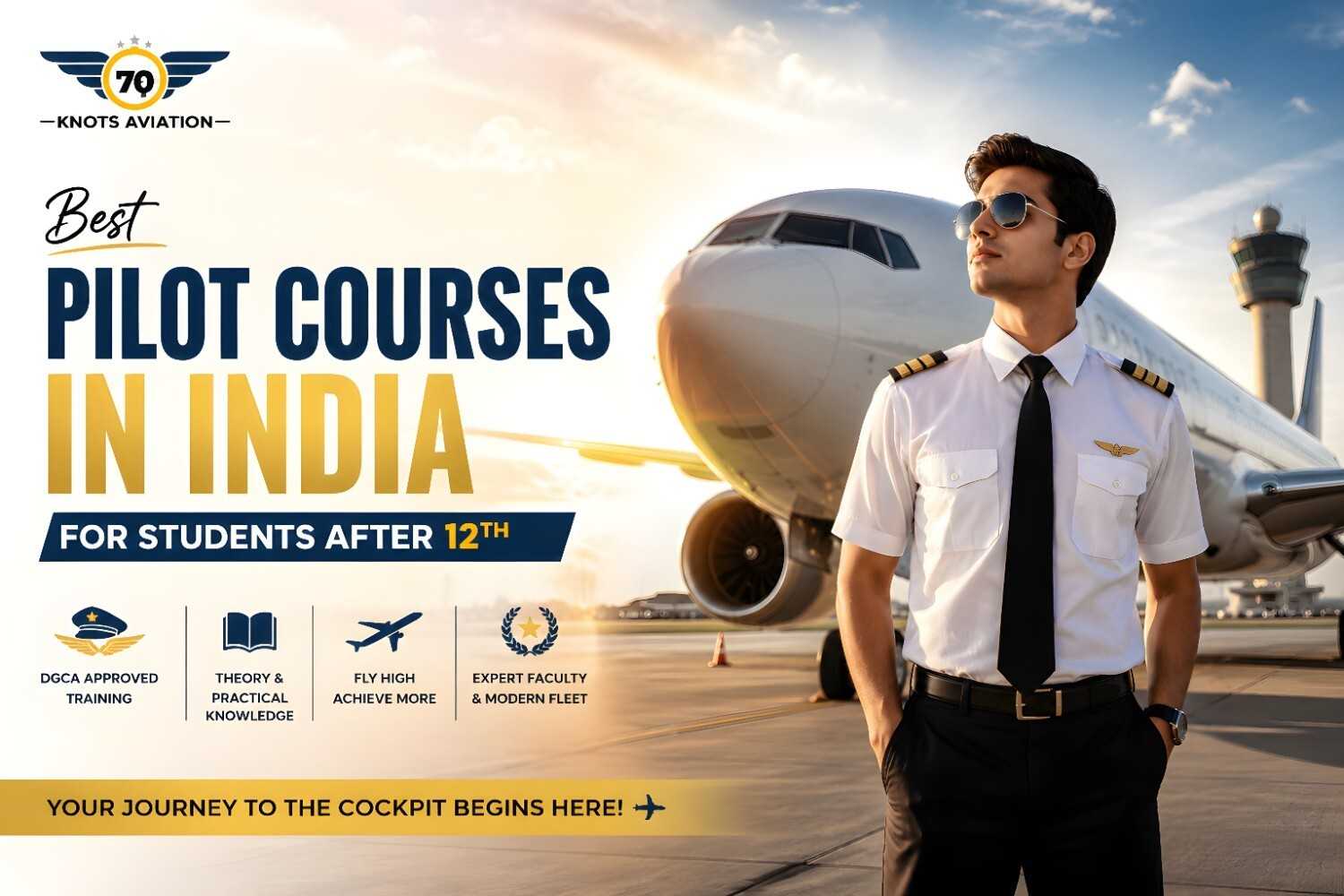 Best Pilot Courses in India for Students After 12th