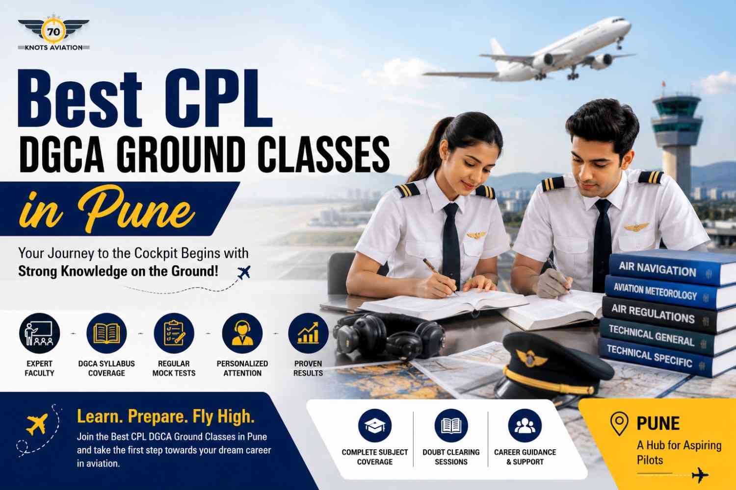 Best CPL DGCA Ground Classes in Pune for Aspiring Pilots