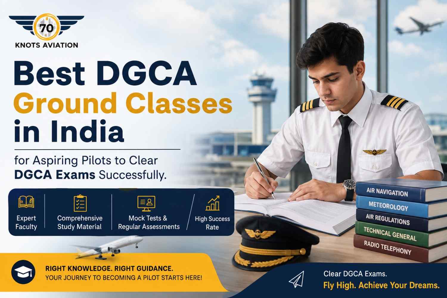 Best DGCA Ground Classes in India for Aspiring Pilots to Clear DGCA Exams Successfully