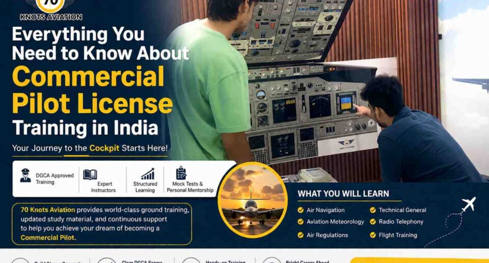 Commercial pilot training in India