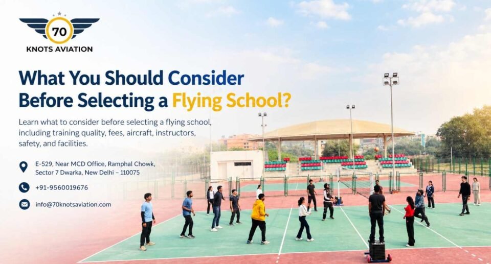 What You Should Consider Before Selecting a Flying School