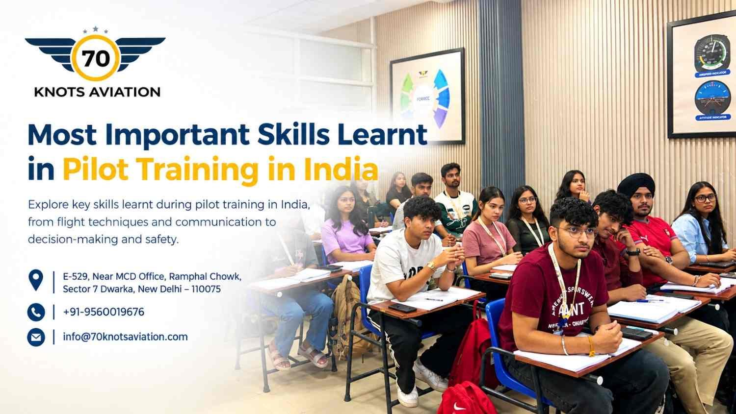 Most Important Skills Learnt in Pilot Training in India